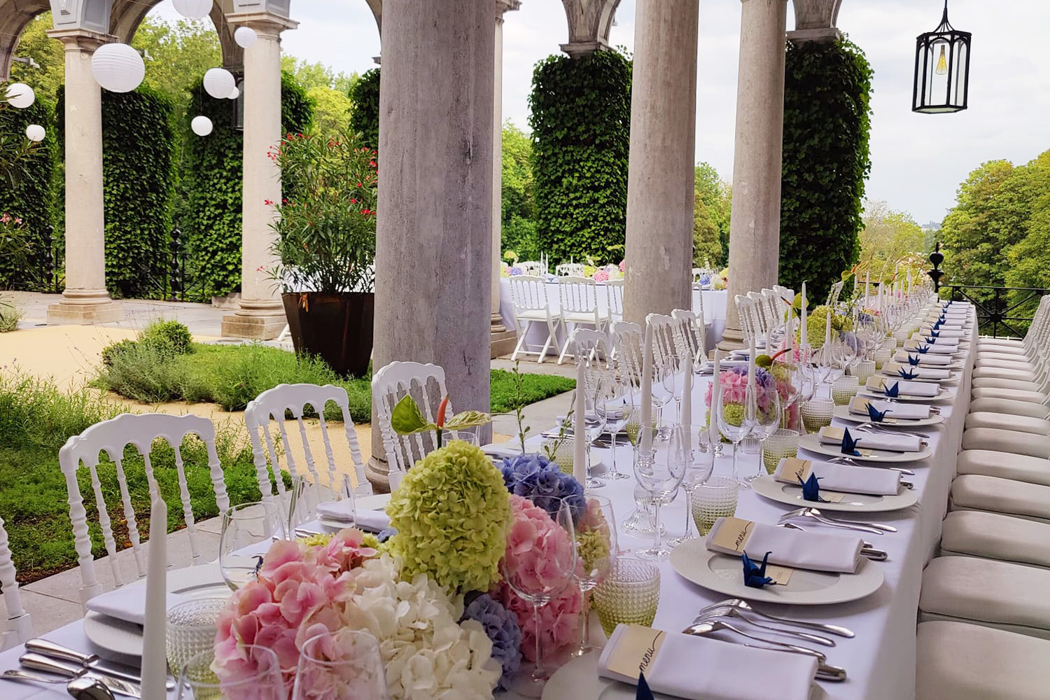 Mariage Drogenbos Choux de Bruxelles PatioBeautiful table