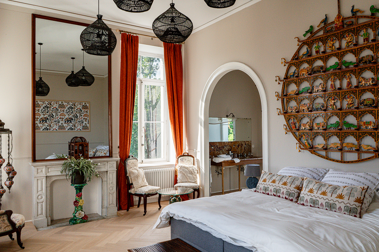 Chambre India_Drogenbos Château large view