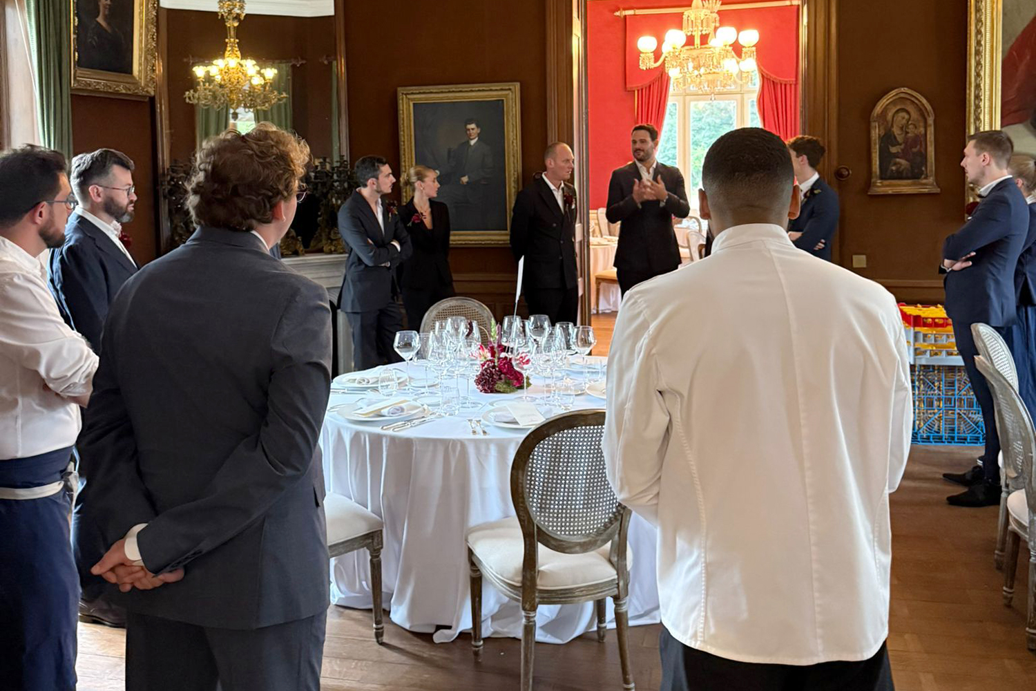 Drogenbos Château presentation corporate elegant dining room